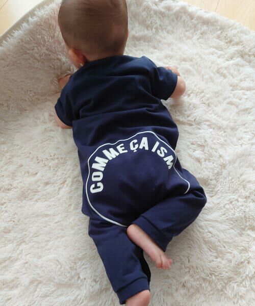 COMME CA ISM / コムサイズム ベビー・キッズグッズ | ロゴ おしりパッチ 半袖ツーウェイオール | 詳細11