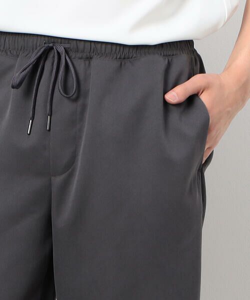 COMME CA ISM / コムサイズム ショート・ハーフ・半端丈パンツ | ポリエステルツイル ソフトピーチ ショートパンツ | 詳細10