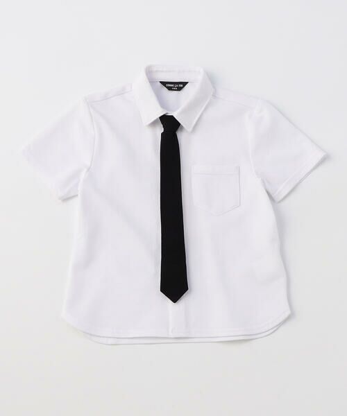 COMME CA ISM / コムサイズム シャツ・ブラウス | ネクタイ付き半袖シャツ(100-130cm) | 詳細2