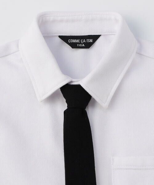 COMME CA ISM / コムサイズム シャツ・ブラウス | ネクタイ付き半袖シャツ(100-130cm) | 詳細6