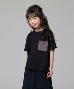 速乾 胸ポケット バックロゴ 半袖Tシャツ