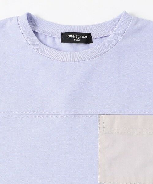 COMME CA ISM / コムサイズム Tシャツ | 速乾 胸ポケット バックロゴ 半袖Tシャツ | 詳細8