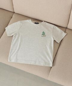 アロハ柄プリント Tシャツ