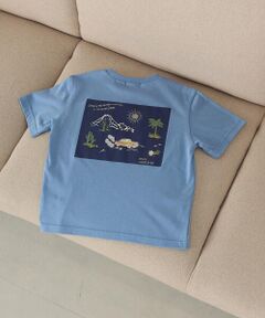 アロハ柄プリント Tシャツ