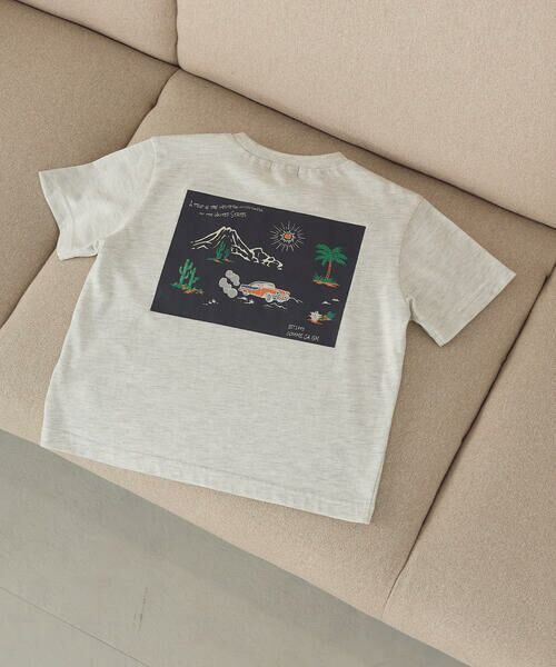 COMME CA ISM / コムサイズム Tシャツ | アロハ柄プリント Tシャツ | 詳細1