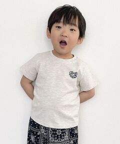 バンダナ柄プリント 半袖Tシャツ(ベビーサイズ)