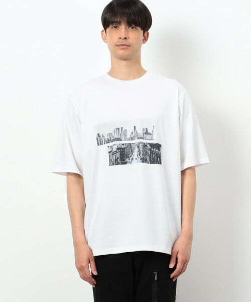 COMME CA ISM / コムサイズム Tシャツ | 【接触冷感機能】 Ｆｅｅｌ−Ｃｏｏｌ フォトＴシャツ 「Ｃｉｔｙ」 | 詳細3