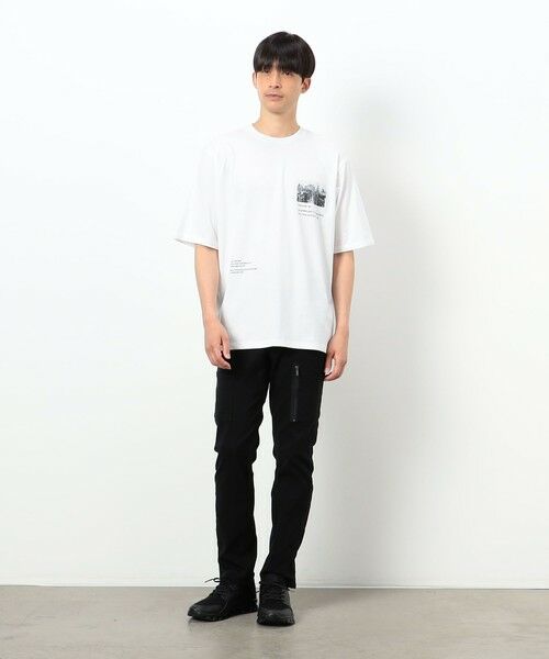 COMME CA ISM / コムサイズム Tシャツ | 【接触冷感機能】 Ｆｅｅｌ−Ｃｏｏｌ フォト＆メッセージＴシャツ 「Ｃｉｔｙ」 | 詳細1