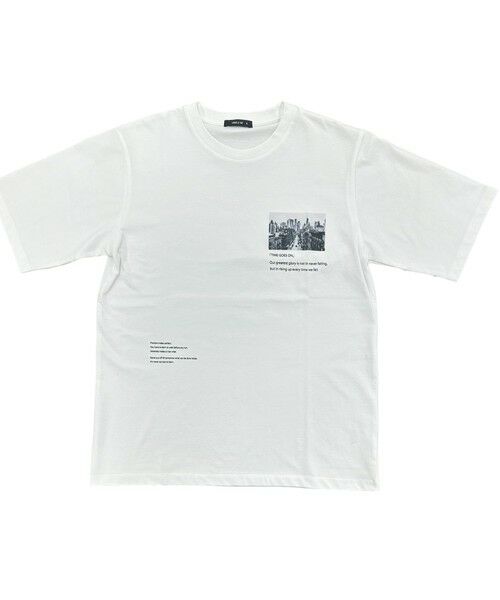 COMME CA ISM / コムサイズム Tシャツ | 【接触冷感機能】 Ｆｅｅｌ−Ｃｏｏｌ フォト＆メッセージＴシャツ 「Ｃｉｔｙ」 | 詳細12