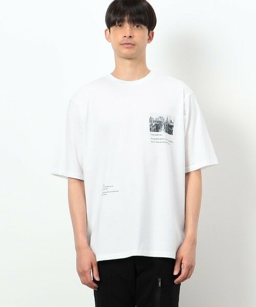 COMME CA ISM / コムサイズム Tシャツ | 【接触冷感機能】 Ｆｅｅｌ−Ｃｏｏｌ フォト＆メッセージＴシャツ 「Ｃｉｔｙ」 | 詳細3