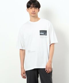 【接触冷感機能】 Ｆｅｅｌ−Ｃｏｏｌ フォト＆メッセージＴシャツ 「Ｓｔａｒｒｙ ｓｋｙ」