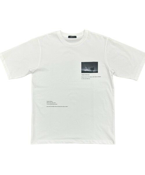 COMME CA ISM / コムサイズム Tシャツ | 【接触冷感機能】 Ｆｅｅｌ−Ｃｏｏｌ フォト＆メッセージＴシャツ 「Ｓｔａｒｒｙ ｓｋｙ」 | 詳細11