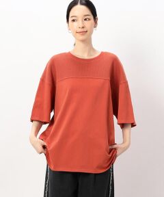 ワッフル切り替え半袖Ｔシャツ