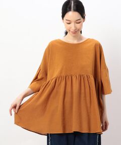 COMME CA ISM / コムサイズム カットソー | 【 速乾 】前後２ＷＡＹ フレアピグメントＴシャツ