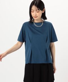 綿混 タック Tシャツ