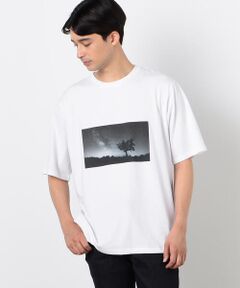 【接触冷感機能】 Ｆｅｅｌ−Ｃｏｏｌ フォトＴシャツ 「Ｓｔａｒｒｙ ｓｋｙ」