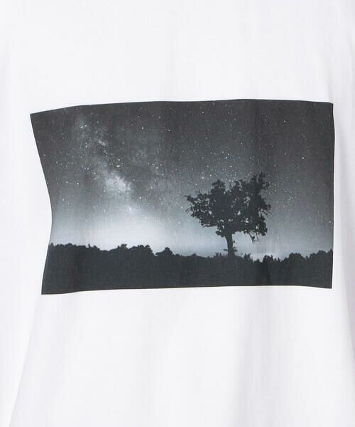 COMME CA ISM / コムサイズム Tシャツ | 【接触冷感機能】 Ｆｅｅｌ−Ｃｏｏｌ フォトＴシャツ 「Ｓｔａｒｒｙ ｓｋｙ」 | 詳細5