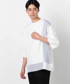 ストライプ コンビ デザイン Ｔシャツ（半袖）