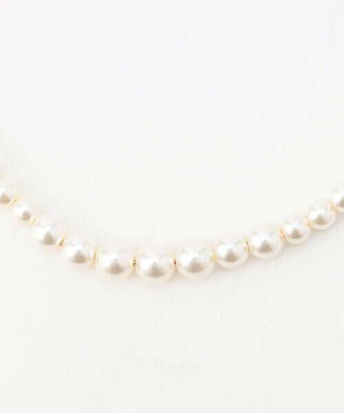 COMME CA ISM / コムサイズム ネックレス・ペンダント・チョーカー | プラスチックパール　スライドネックレス | 詳細12