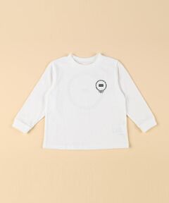 サークルプリント長袖Tシャツ(ベビーサイズ)