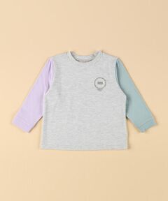 サークルプリント長袖Tシャツ(ベビーサイズ)