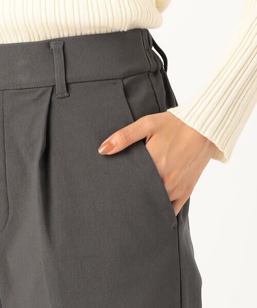 COMME CA ISM / コムサイズム その他パンツ | 【 美しいベーシックパンツ 】 裏起毛 カルゼ テーパードパンツ | 詳細13