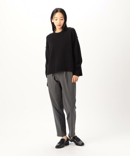 COMME CA ISM / コムサイズム その他パンツ | 【 美しいベーシックパンツ 】 裏起毛 カルゼ テーパードパンツ | 詳細7