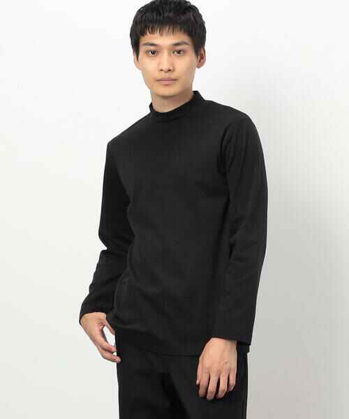 COMME CA ISM / コムサイズム Tシャツ | コットンスムース モックネックTシャツ (長袖) | 詳細7
