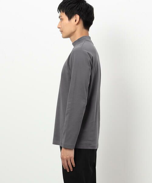 COMME CA ISM / コムサイズム Tシャツ | コットンスムース モックネックTシャツ (長袖) | 詳細14