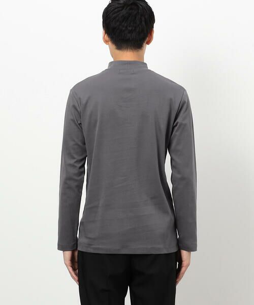 COMME CA ISM / コムサイズム Tシャツ | コットンスムース モックネックTシャツ (長袖) | 詳細15