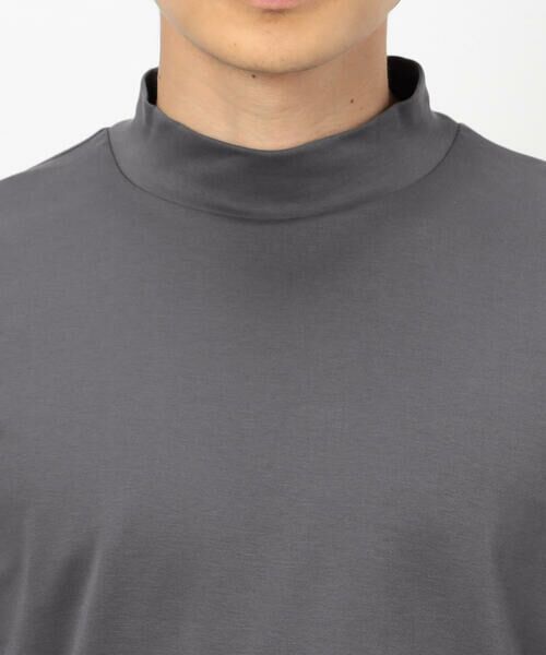 COMME CA ISM / コムサイズム Tシャツ | コットンスムース モックネックTシャツ (長袖) | 詳細16