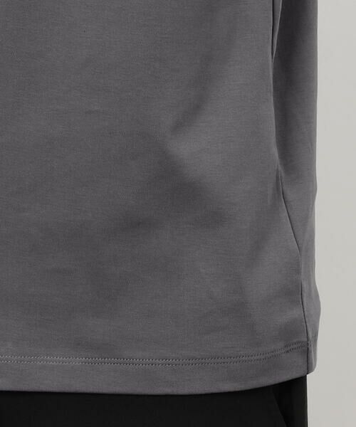 COMME CA ISM / コムサイズム Tシャツ | コットンスムース モックネックTシャツ (長袖) | 詳細18