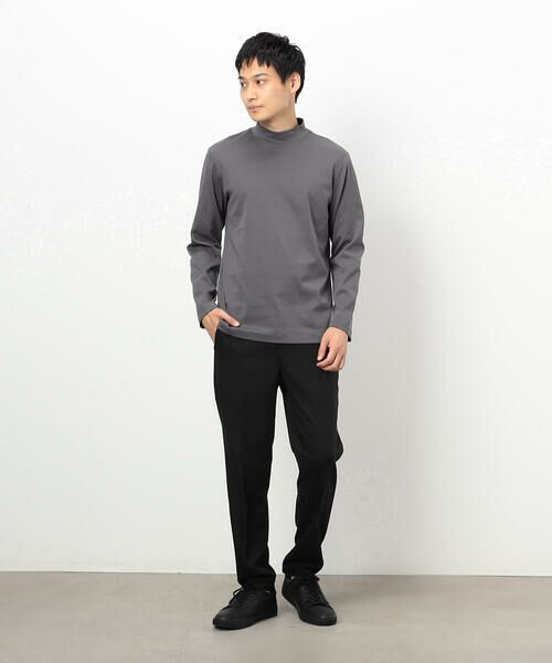 COMME CA ISM / コムサイズム Tシャツ | コットンスムース モックネックTシャツ (長袖) | 詳細10