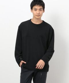 ジャカードコンビ パッチワーク デザインＴシャツ（長袖）