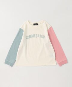 ロゴプリント長袖Tシャツ　