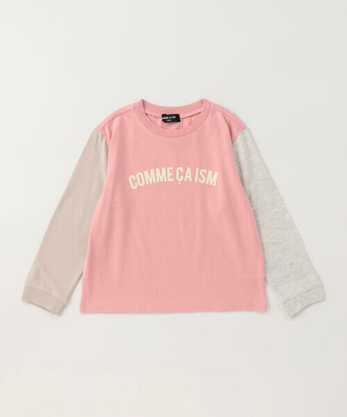 COMME CA ISM / コムサイズム Tシャツ | ロゴプリント長袖Tシャツ　 | 詳細10