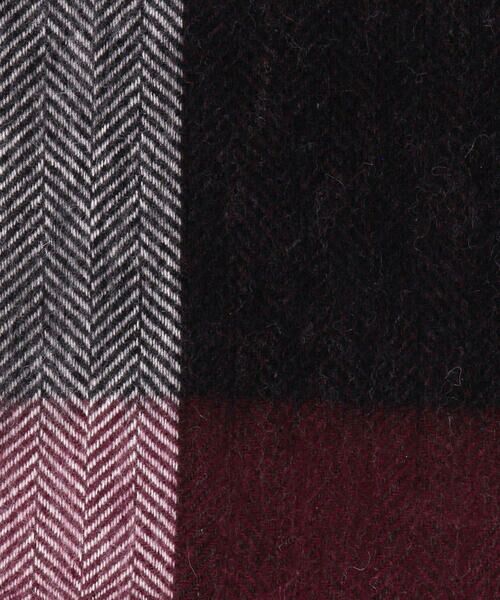 COMME CA ISM / コムサイズム マフラー・ショール・スヌード・ストール | 【ウールカシミヤ】 ブロックチェック マフラー | 詳細9