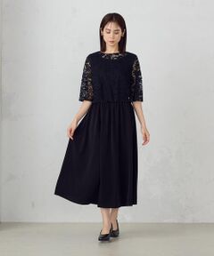 COMME CA ISM / コムサイズム ロング・マキシ丈ワンピース | ２ｗａｙレースブラウス付き　ワンピース