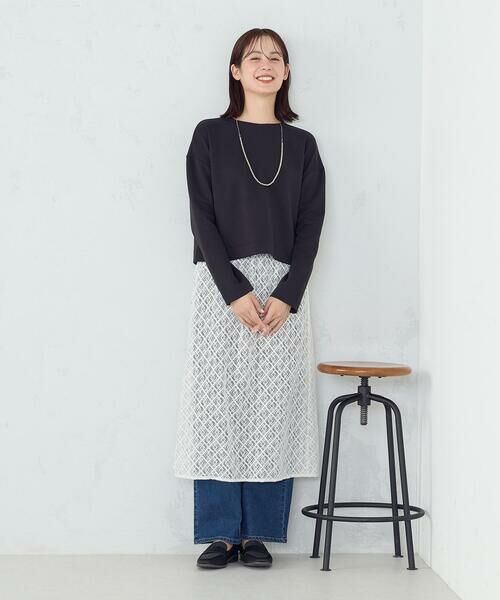 COMME CA ISM / コムサイズム カットソー | クロップド丈　Ｔシャツ（長袖） | 詳細17