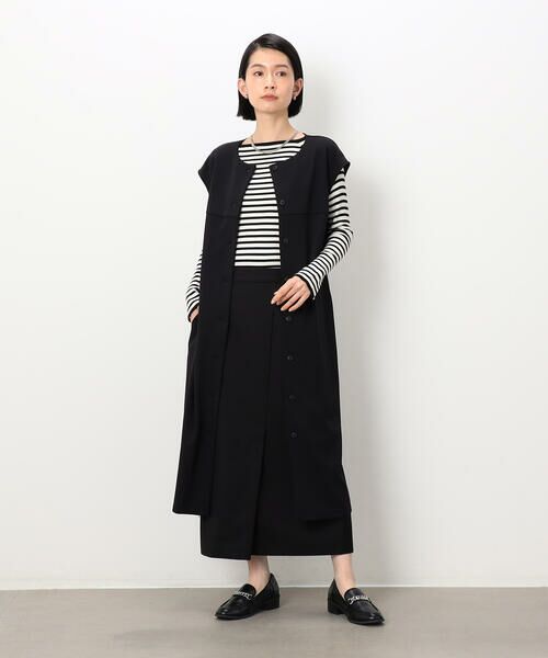 COMME CA ISM / コムサイズム ニット・セーター | ボーダー　スクエアネック　ニット | 詳細4