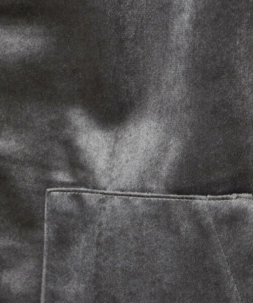 COMME CA ISM / コムサイズム ブルゾン | ベロアジャージ ジップアップブルゾン | 詳細20