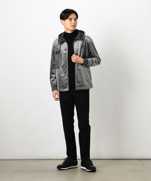 COMME CA ISM / コムサイズム ブルゾン | ベロアジャージ ジップアップブルゾン | 詳細18