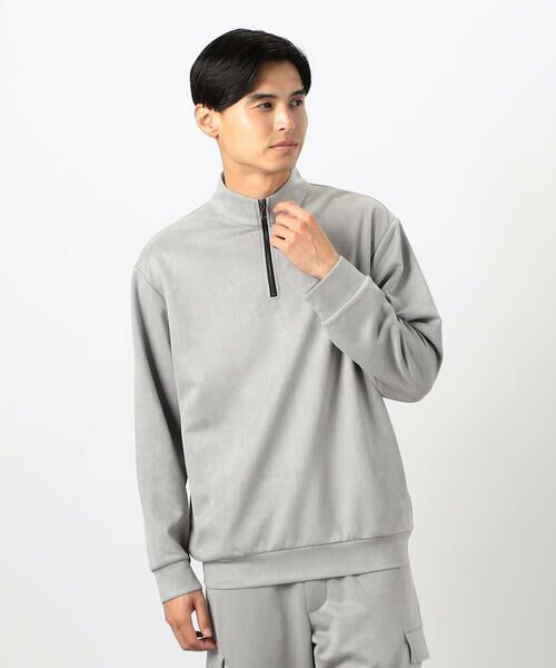 COMME CA ISM / コムサイズム カットソー | 【セットアップ対応】 ハーフジッププルオーバー | 詳細5