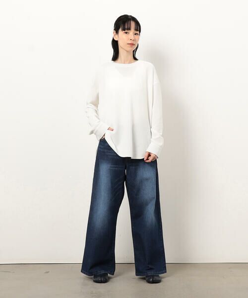 COMME CA ISM / コムサイズム デニムパンツ | ストレッチデニムワイドパンツ | 詳細1
