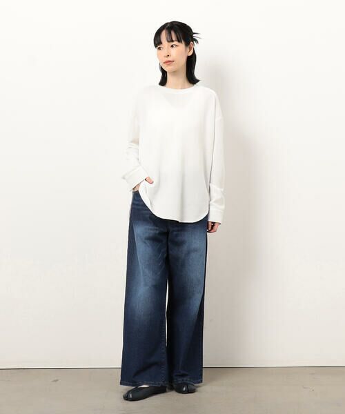 COMME CA ISM / コムサイズム デニムパンツ | ストレッチデニムワイドパンツ | 詳細2