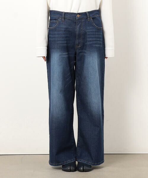 COMME CA ISM / コムサイズム デニムパンツ | ストレッチデニムワイドパンツ | 詳細5