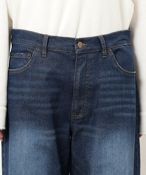 COMME CA ISM / コムサイズム デニムパンツ | ストレッチデニムワイドパンツ | 詳細8