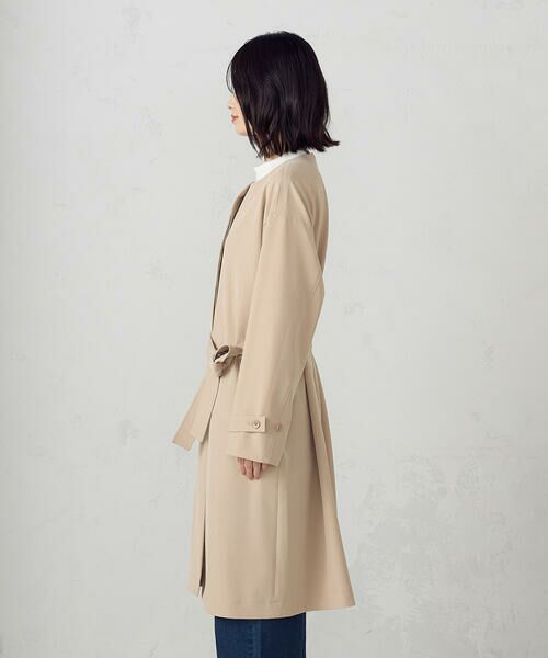 COMME CA ISM / コムサイズム トレンチコート | ノーカラーコート | 詳細8