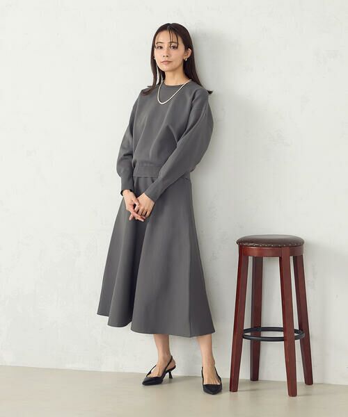 COMME CA ISM / コムサイズム ニット・セーター | 後ろファスナーニット / セットアップ対応 | 詳細3