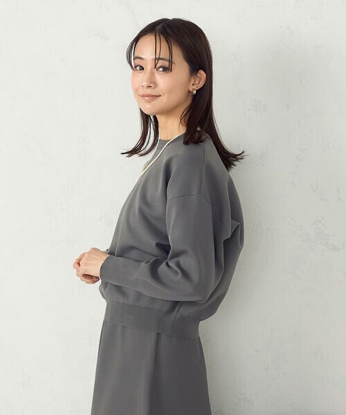 COMME CA ISM / コムサイズム ニット・セーター | 後ろファスナーニット / セットアップ対応 | 詳細4